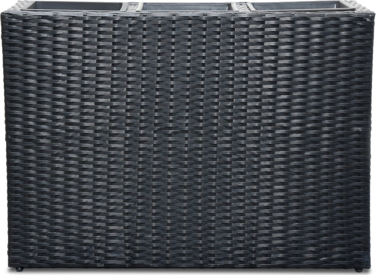OUTDOOR blomkruka L.84 x D.30 x H.60 cm, svart
