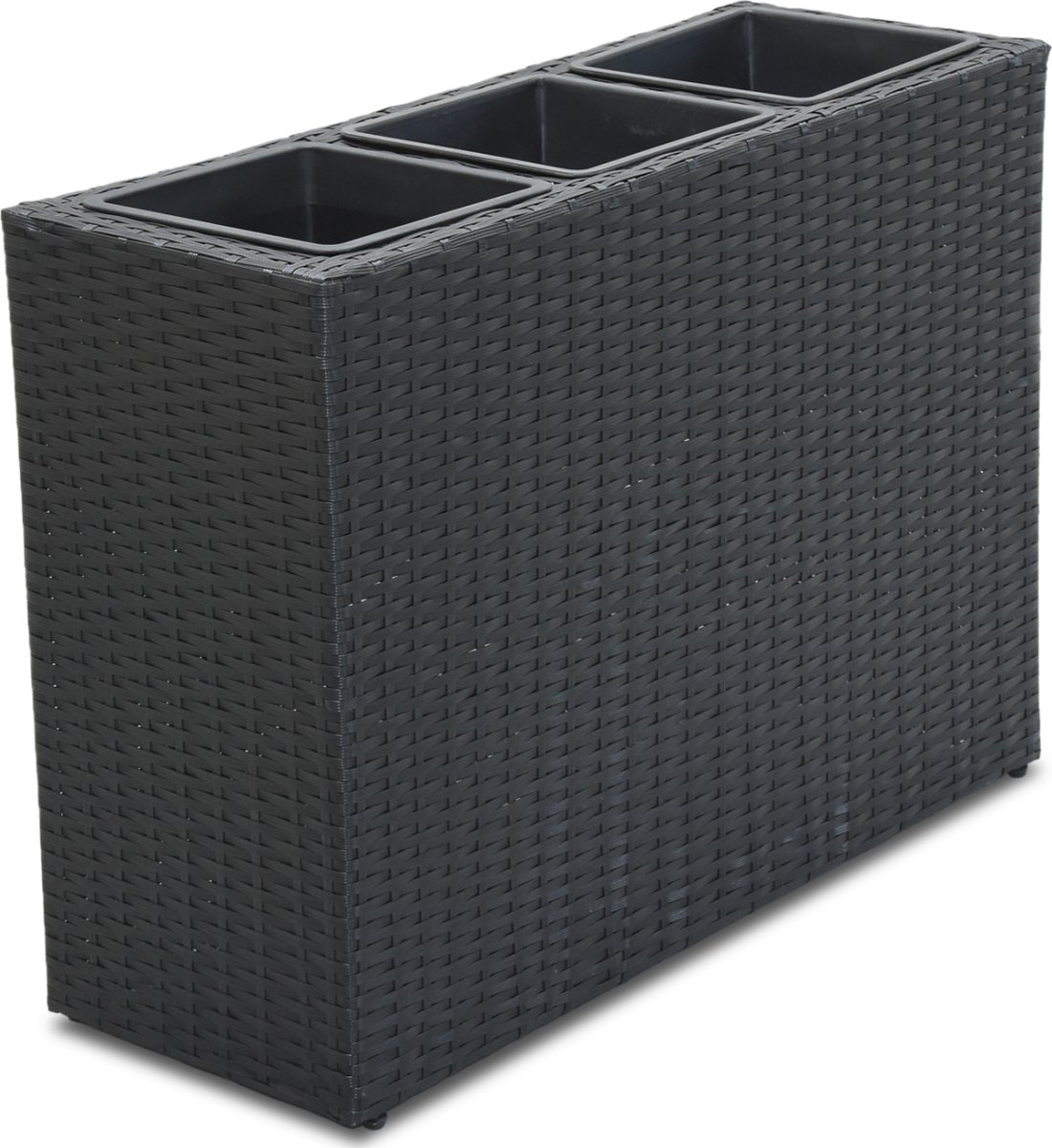 OUTDOOR blomkruka L.84 x D.30 x H.60 cm, svart