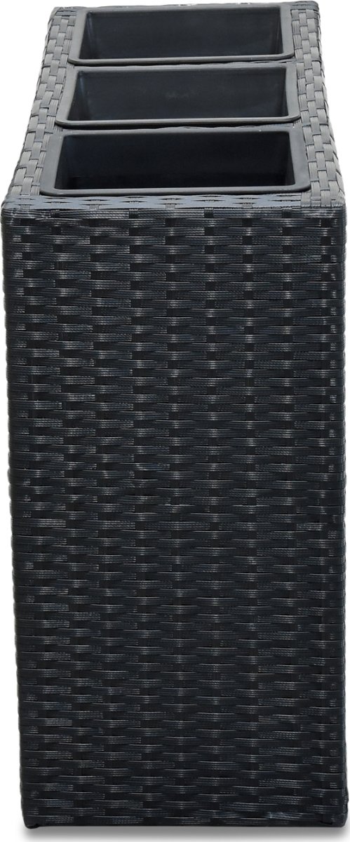 OUTDOOR blomkruka L.84 x D.30 x H.60 cm, svart