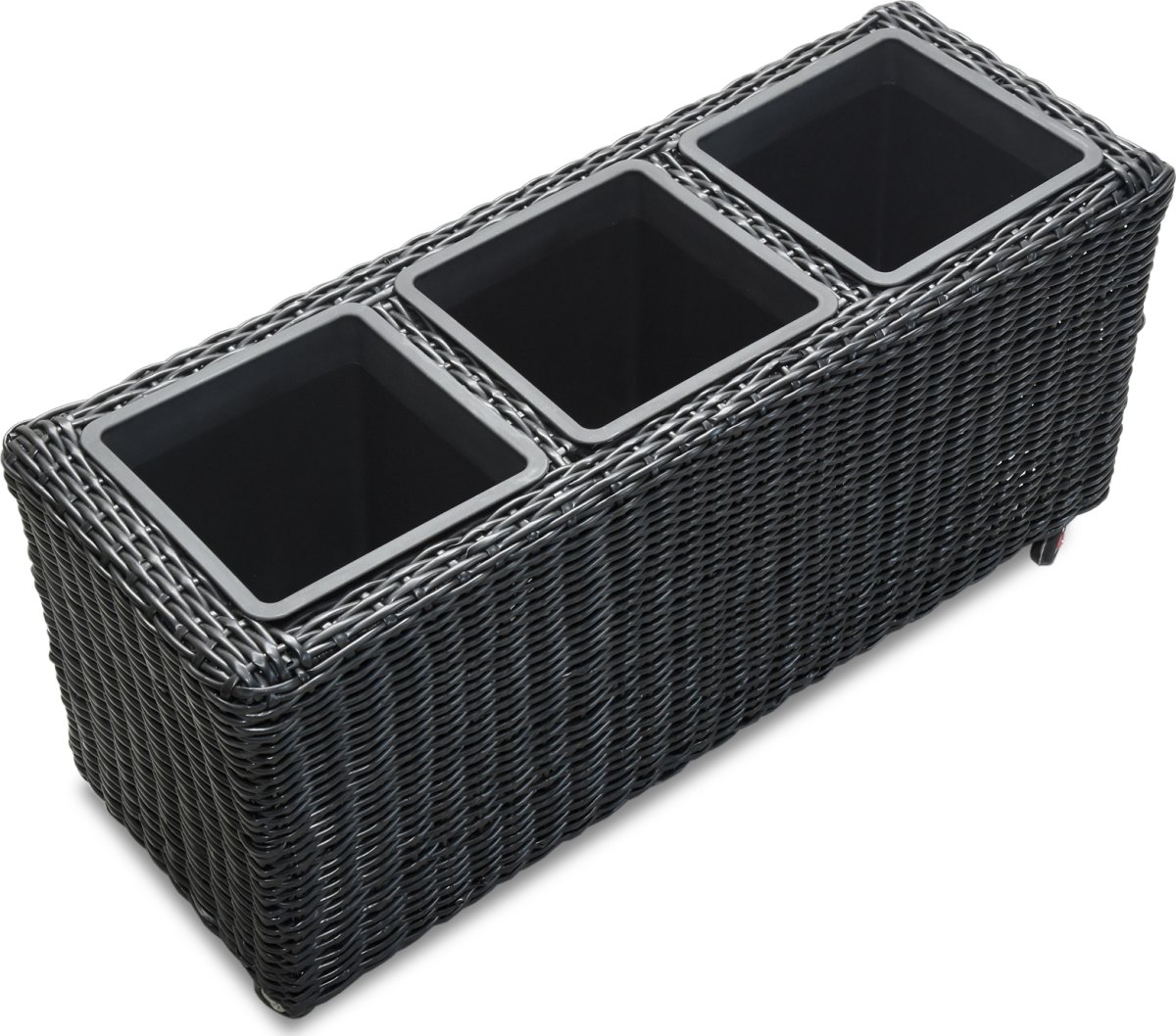 OUTDOOR blomkruka L.84 x D.30 x H.40 cm, svart