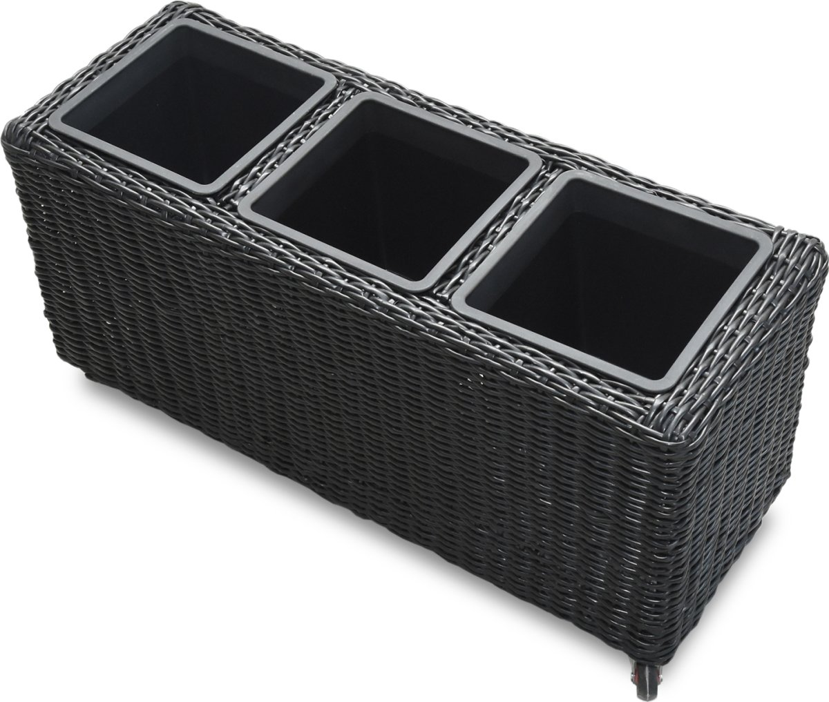 OUTDOOR blomkruka L.84 x D.30 x H.40 cm, svart