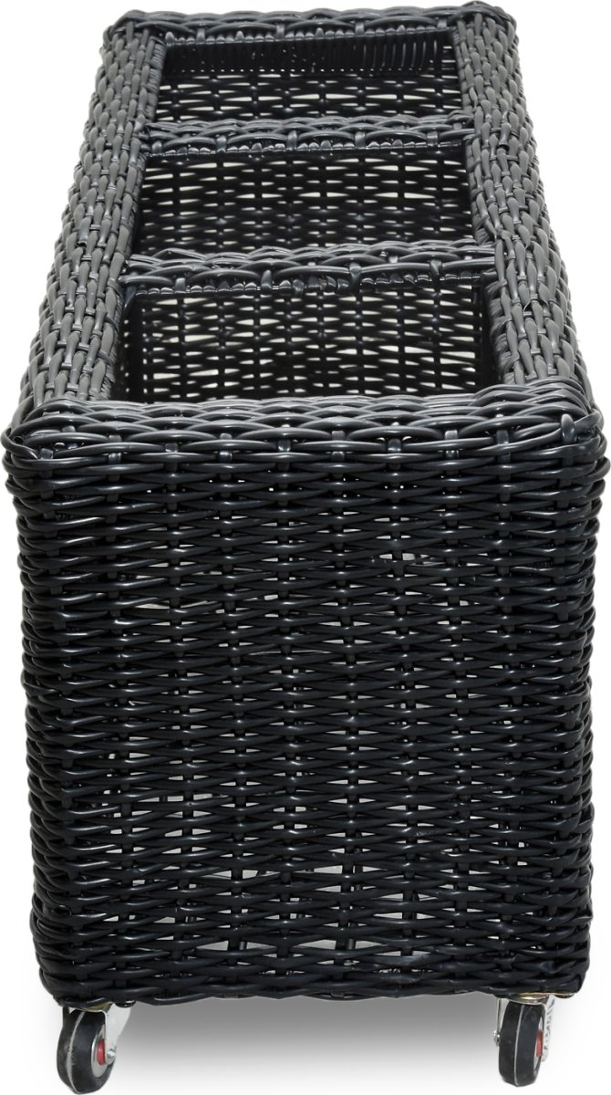 OUTDOOR blomkruka L.84 x D.30 x H.40 cm, svart