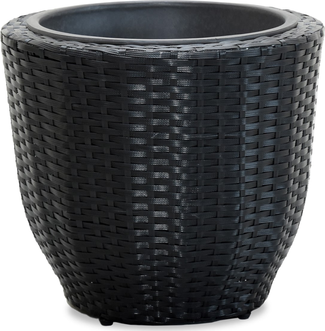 OUTDOOR blomkruka Ø.40 x H.36 cm, svart
