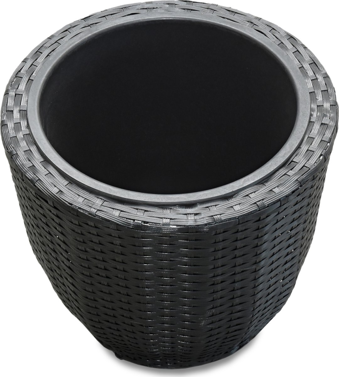 OUTDOOR blomkruka Ø.40 x H.36 cm, svart