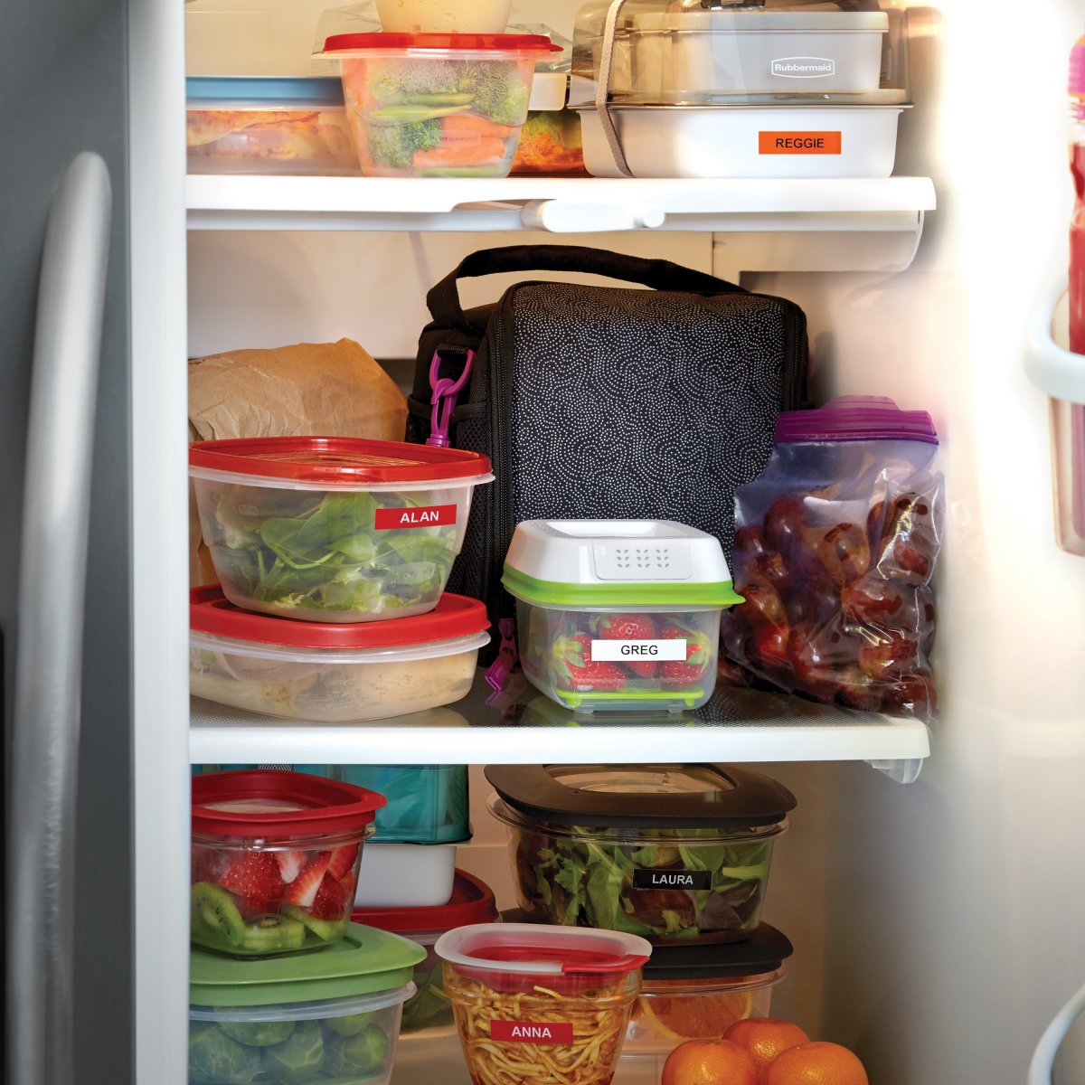 Dymo D1 Durable etikettband 12mm, svart på orange