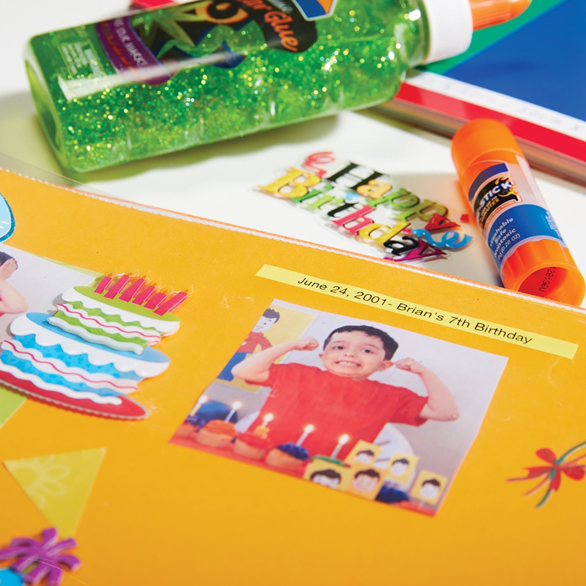 Dymo D1 märktejp 6mm, svart på gul