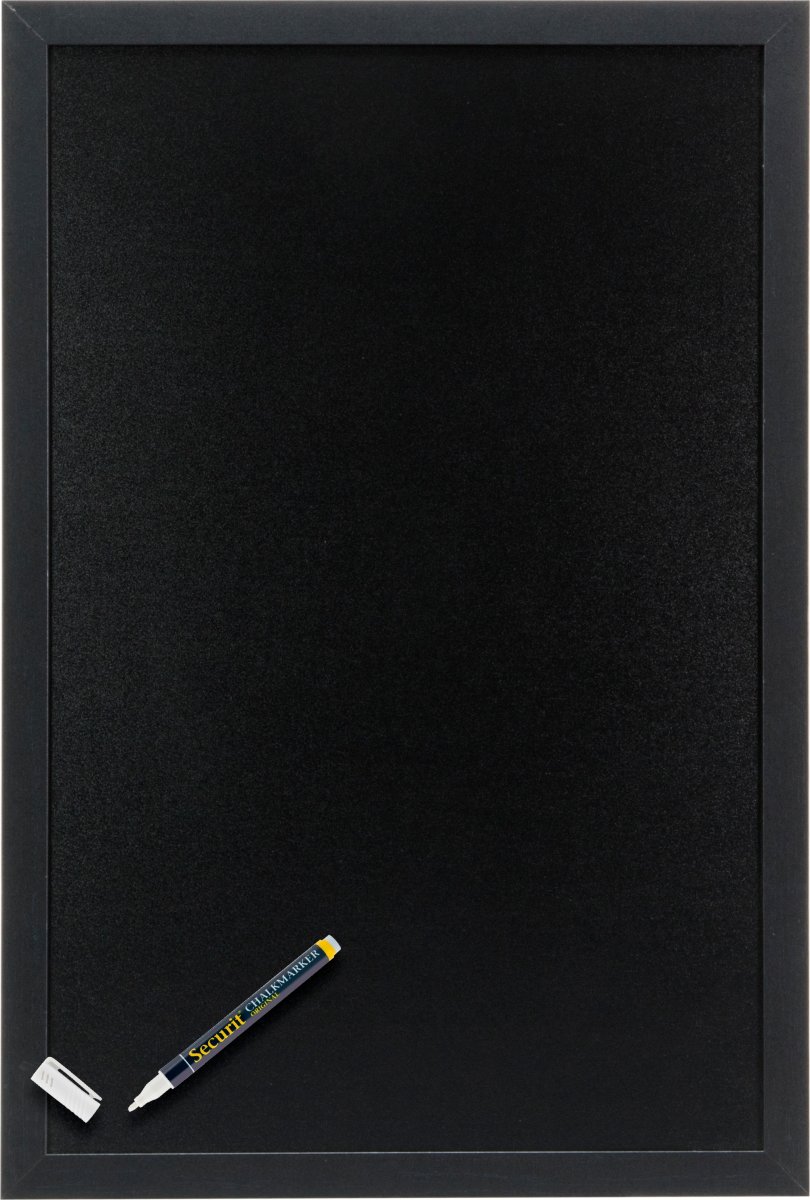 Securit Woody Griffeltavla, 60x40 cm, svart