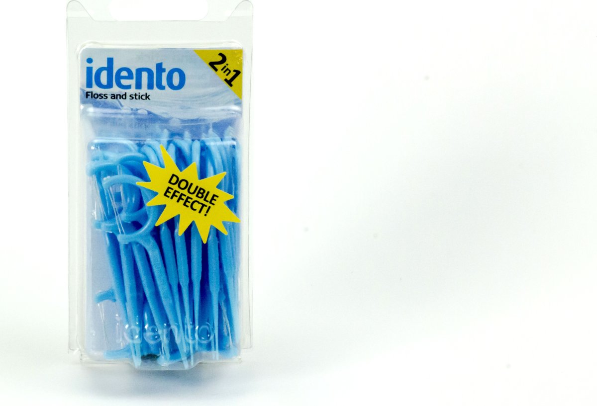 Idento Floss & Stick, Engångstandtråd , 40 st.