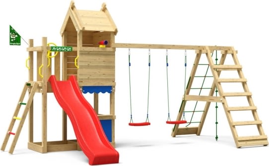 Jungle Gym Resort lektorn, klättring&röd rutsch