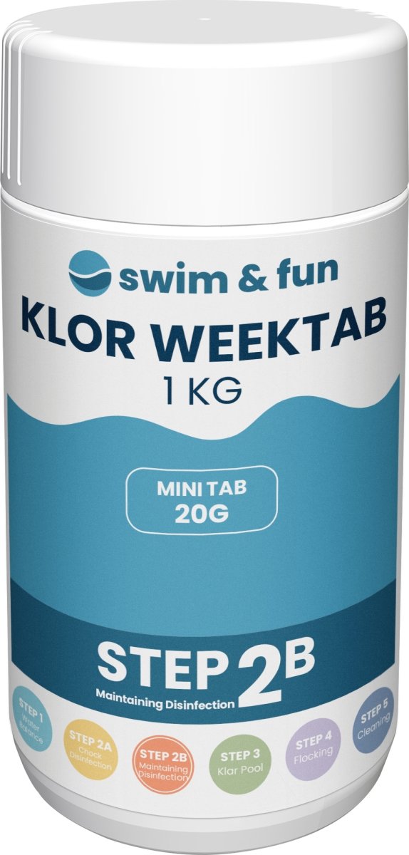 Swim & Fun Klor WeekTab 20 g | 1 kg