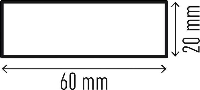 Durable väggskydd S20, gul/svart
