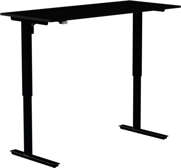 HeighTivity höj- &sänkbart bord, 60x140 cm, svart