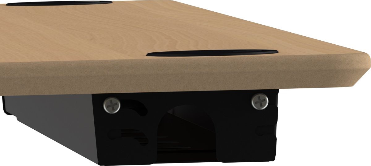 Universal kabelränna, 96-166 cm, Svart