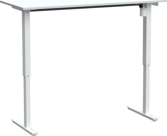 HeighTivity höj- och sänkbart bord, 60x140 cm, vit