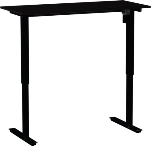 HeighTivity höj- och sänkbord, 52x120 cm, svart