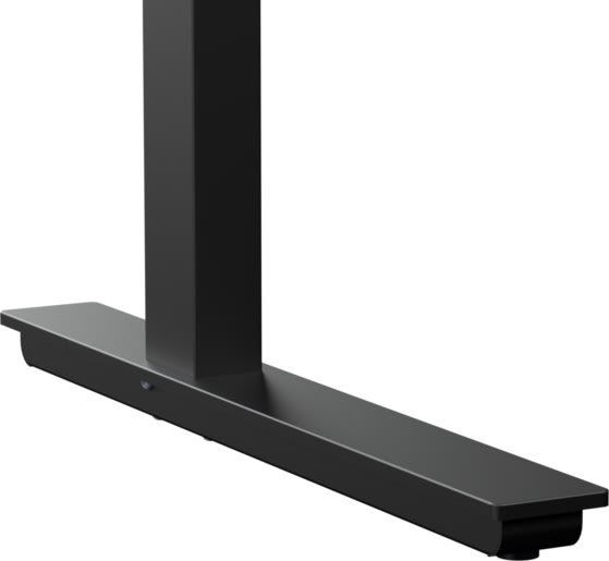 HeighTivity höj- och sänkbord, 52x120 cm, svart