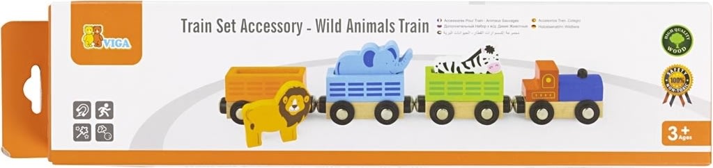 VIGA tåg med djur för järnväg | 7 delar