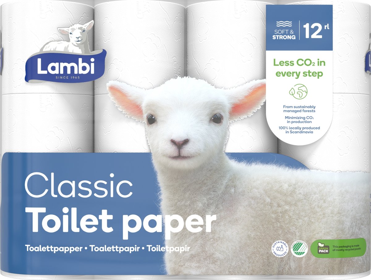 Lambi Toalettpapper | 3-lagers | 84 rullar