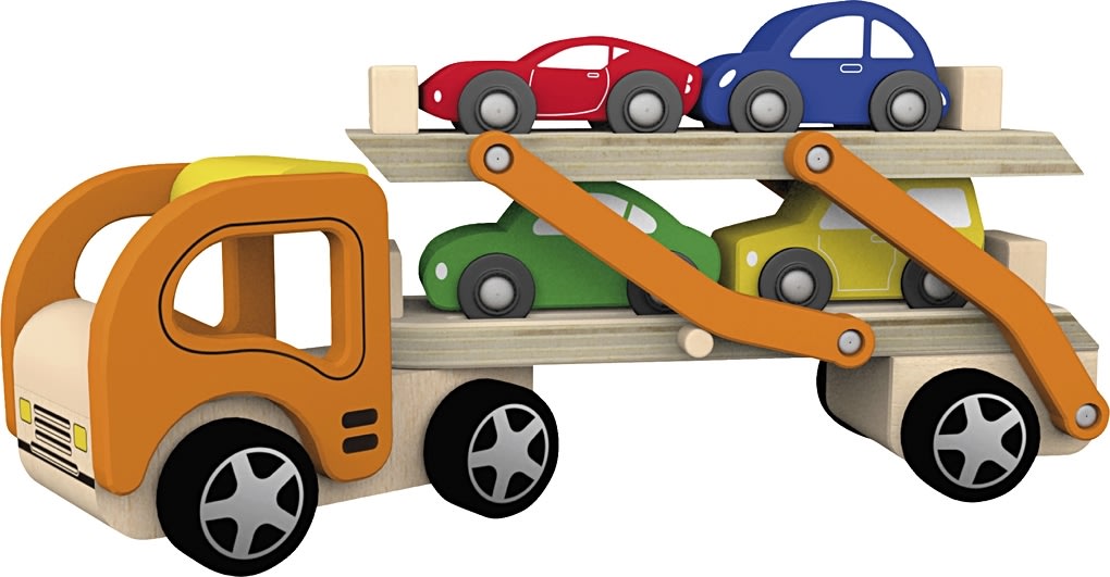 VIGA biltransport av trä med 4 bilar