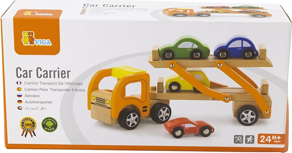 VIGA biltransport av trä med 4 bilar