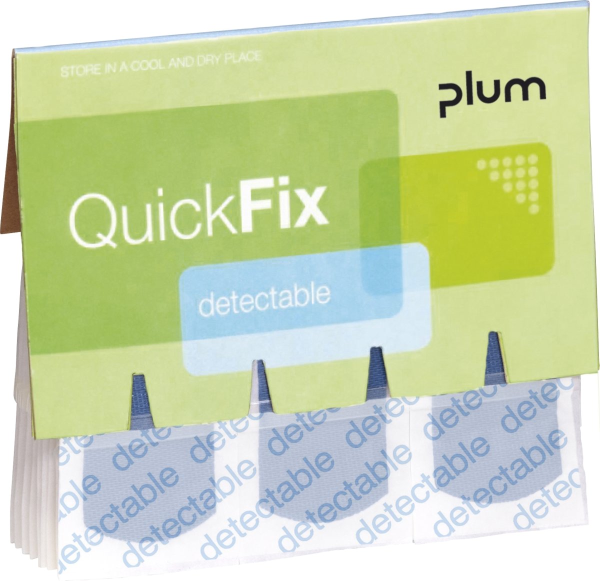 Plum Quick Fix plåster | Detectable | 45 plåster