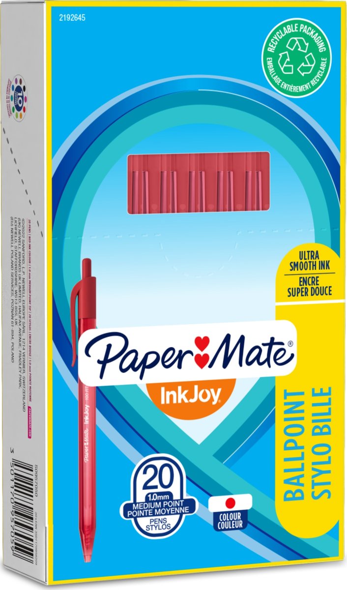Paper Mate InkJoy 100 kulspetspenna | Röd