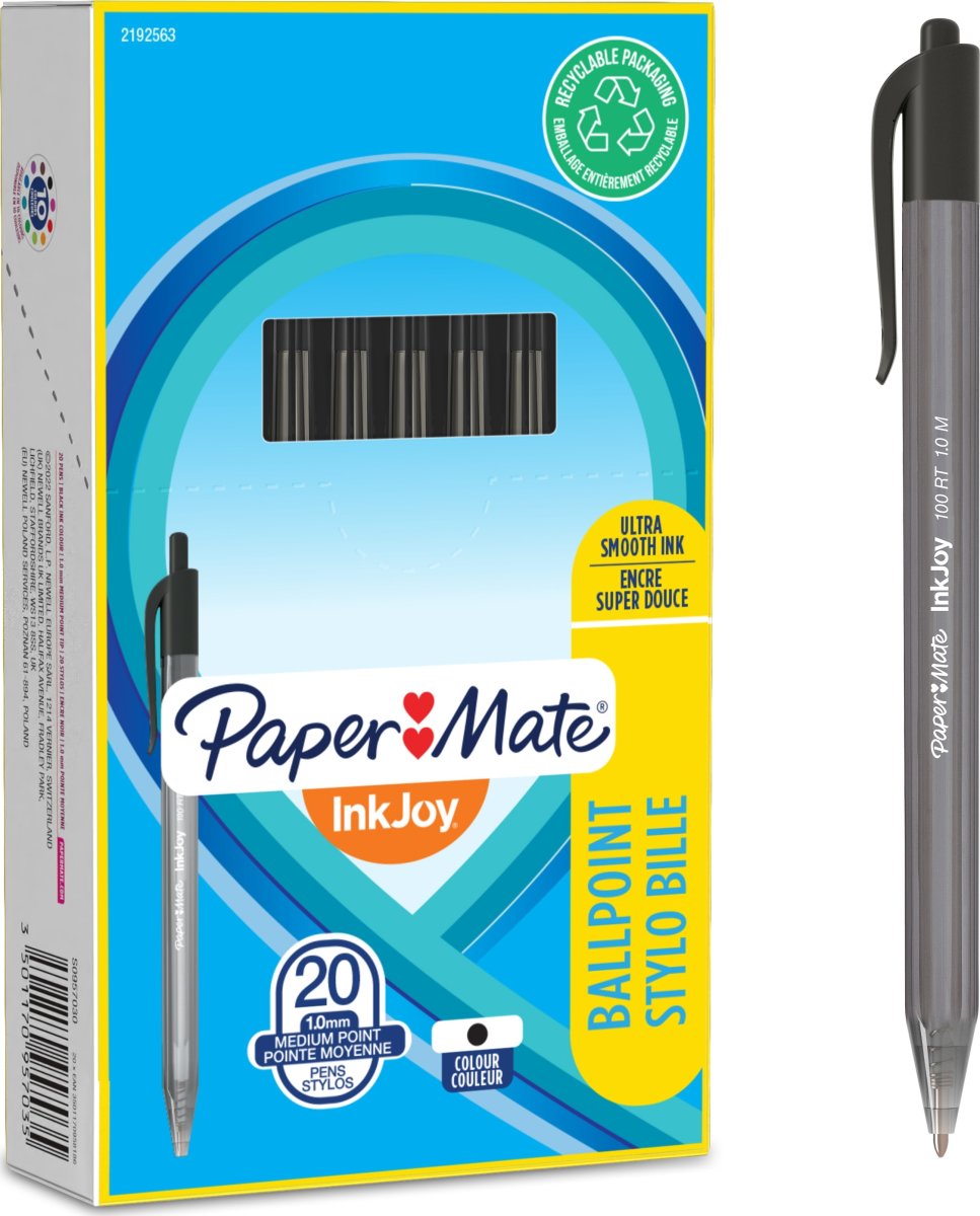 Paper Mate InkJoy 100 kulspetspenna | Svart