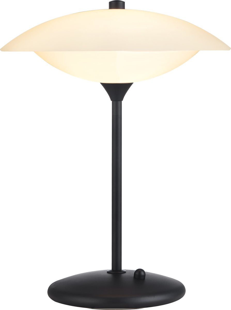 Baroni bordslampa | Ø30 | Opal / svart