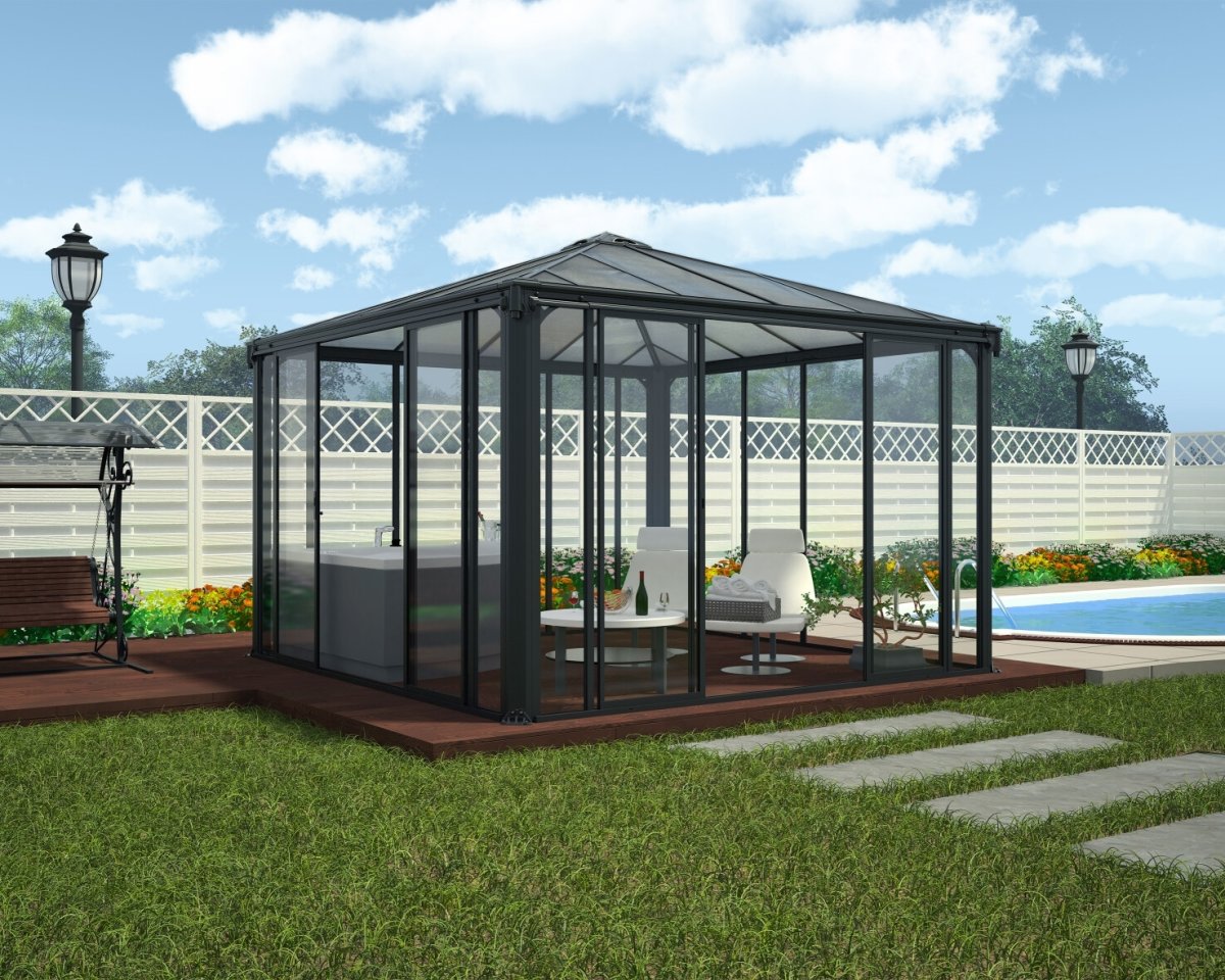 Palram Canopia Palermo 3600 förslutningssystem