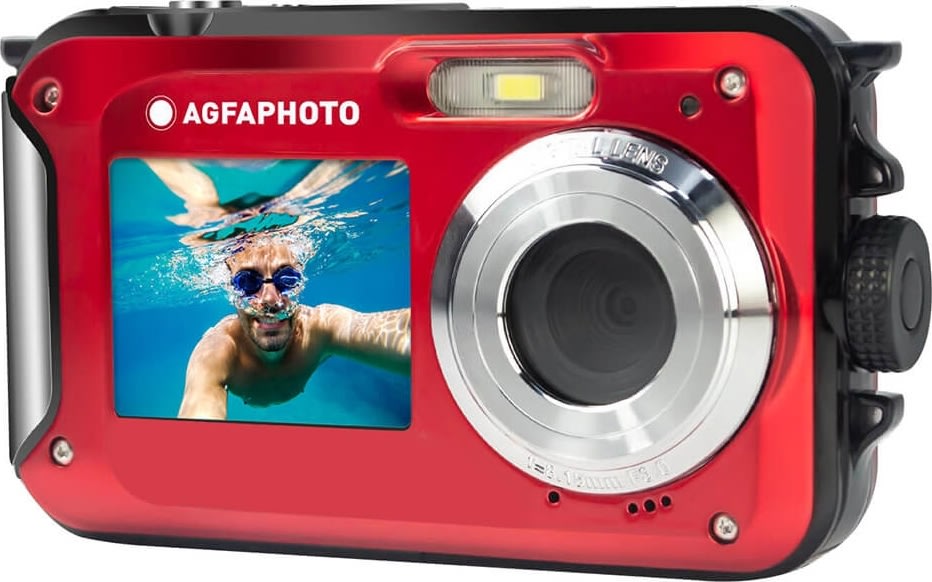 AgfaPhoto WP8000 24MP digitalkamera | Röd