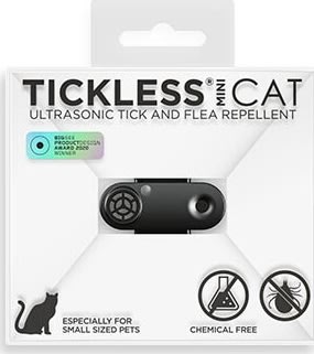 Tickless Mini fästingskydd för katt | Svart