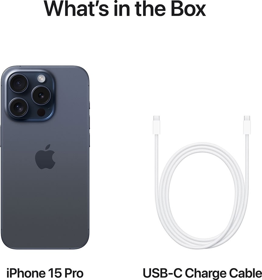Apple iPhone 15 Pro | 256 GB | Blå titan