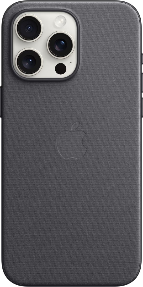 Apple iPhone 15 Pro Max FineWoven cover | Svart