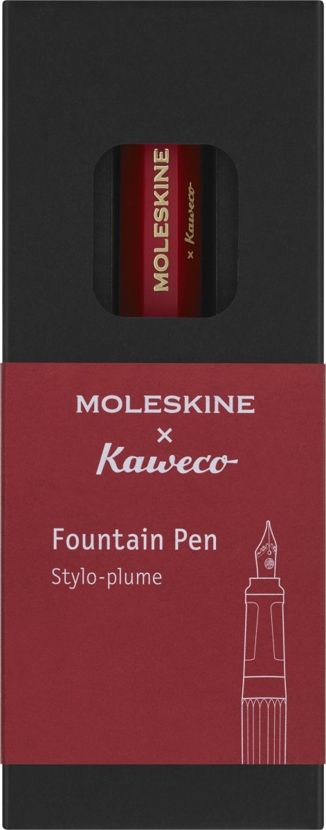 Moleskine Kaweco reservoarpenna | M | Röd