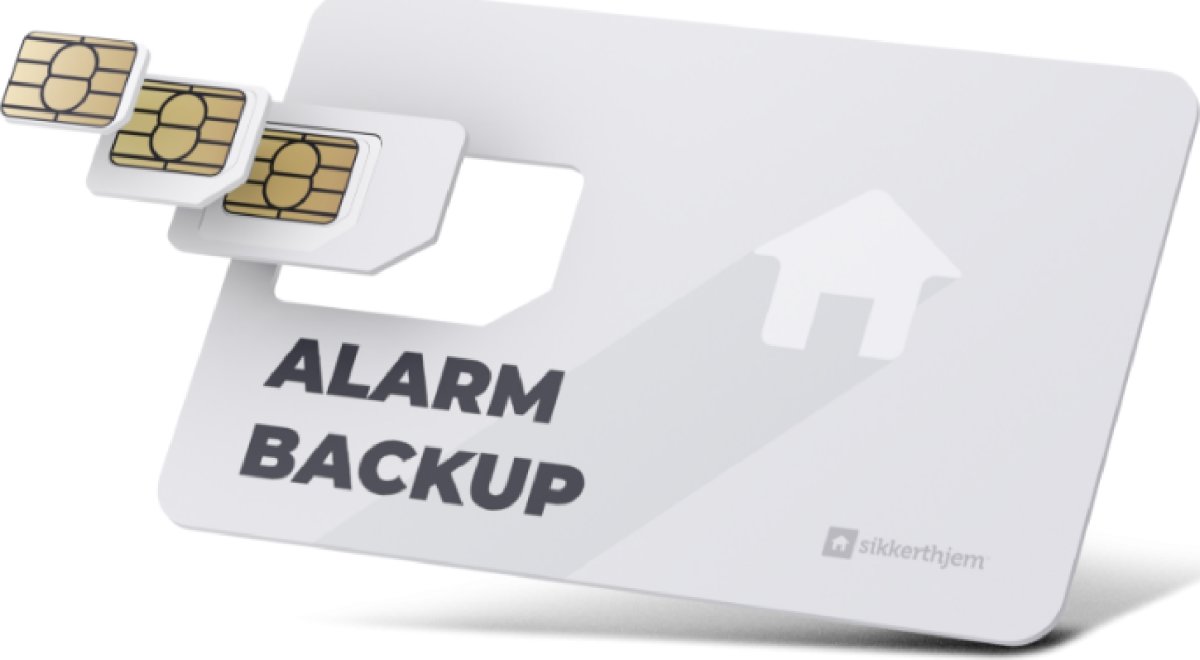 SikkertHjem Alarm Backup SIM (12 mån)