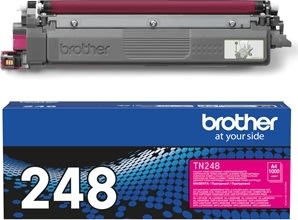Brother TN248M lasertoner | Magenta | 1K