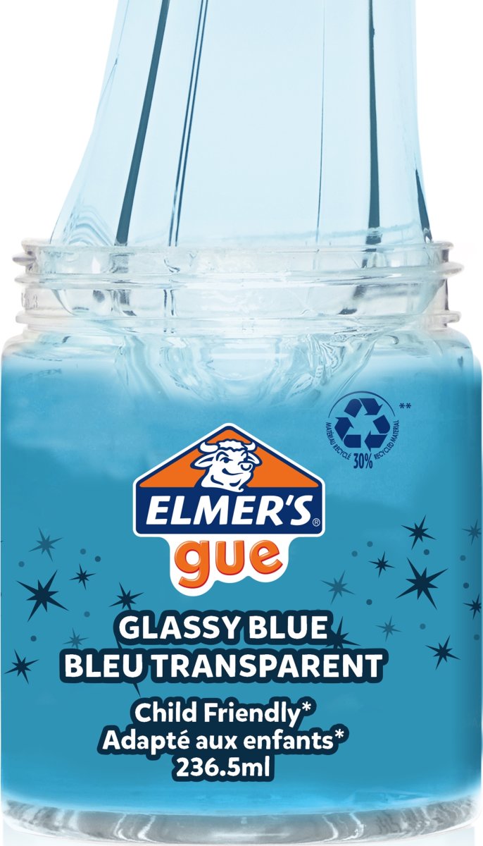 Elmer's Gue färdigt slime | 236 ml | Blått