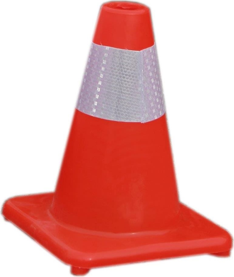 Trafikkon av plast | 30 cm