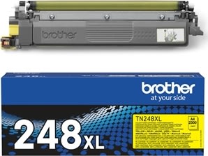 Brother TN248XLY lasertoner | Gul | 2,3K