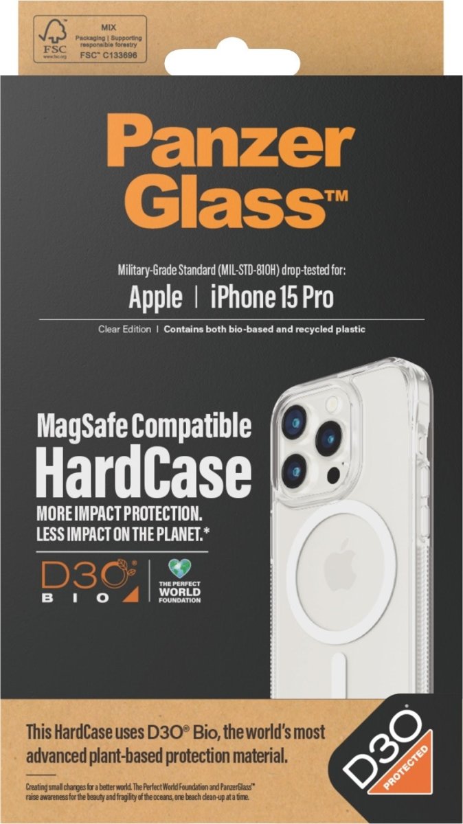Panzerglass HardCase mobilskal för iPhone 15 Pro