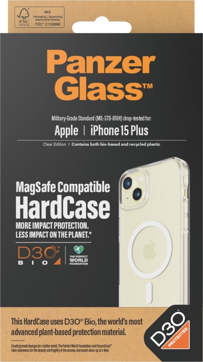 Panzerglass HardCase mobilskal för iPhone 15 Plus