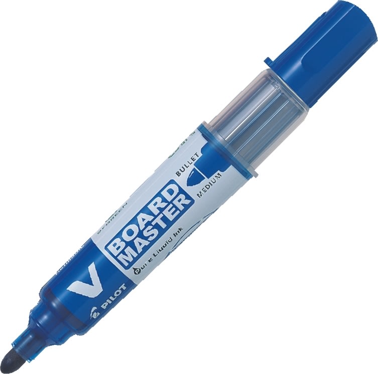 Pilot Begreen V-Board penna, rund spets, blå