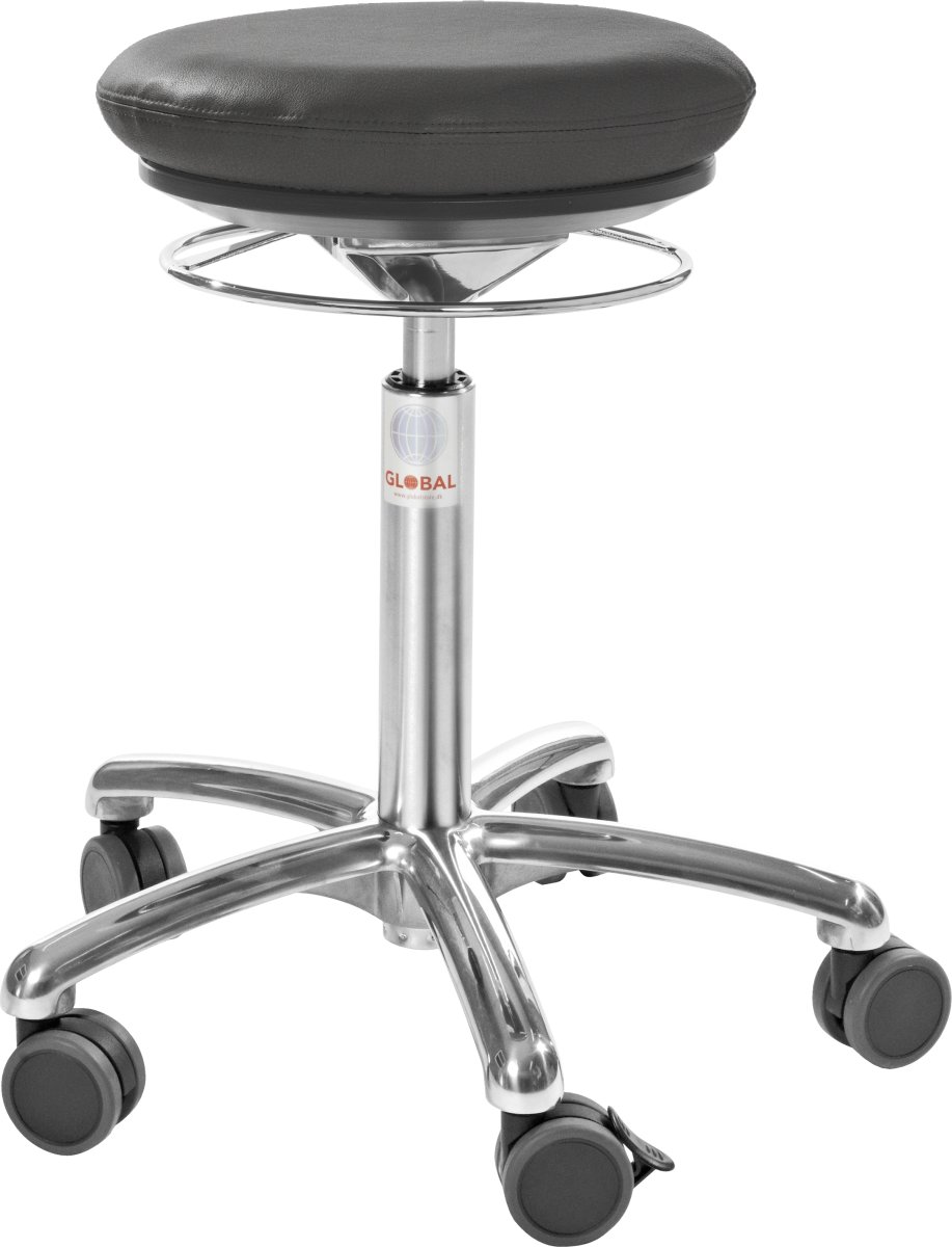 Pilates AirSeat stol, Grå, Konstläder, 52-71cm