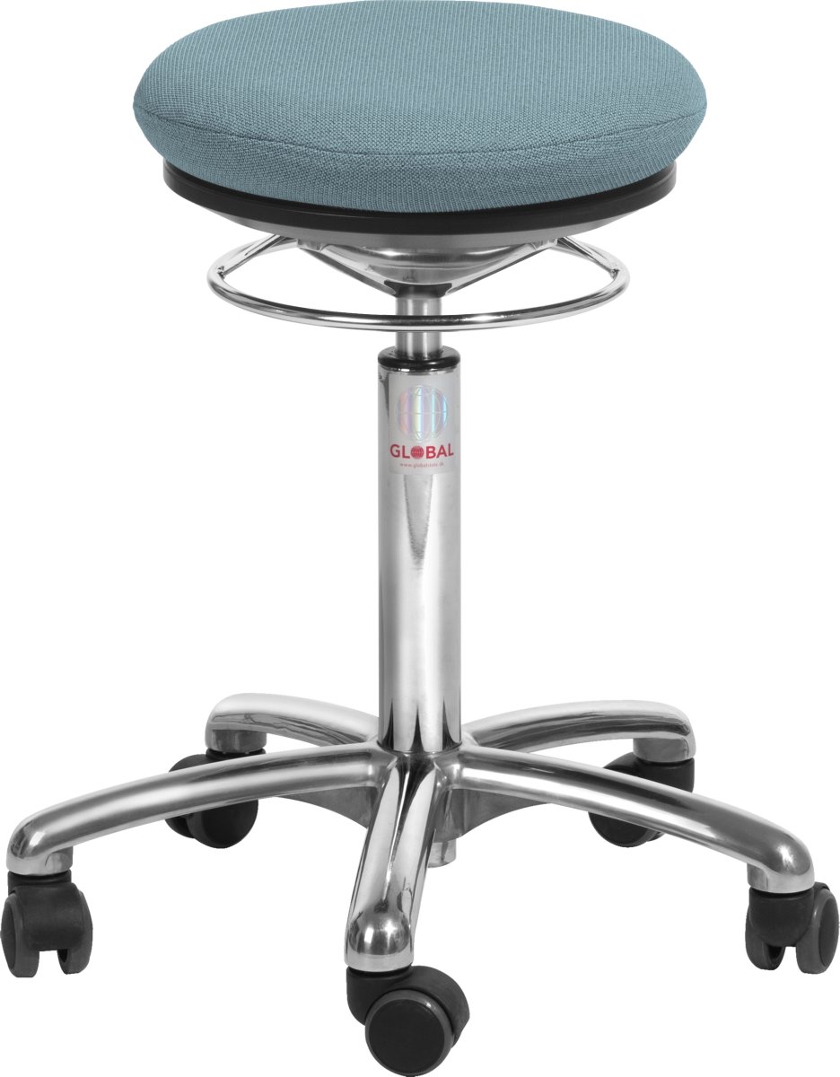 Pilates AirSeat stol, Blågrå, Tyg, 52-71cm
