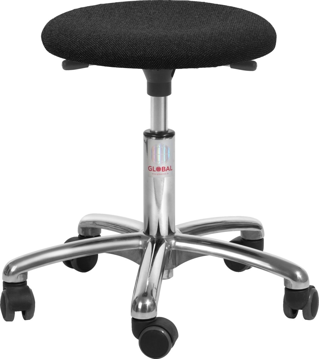 Beta stol, Svart, Ulltyg, 43-56 cm, Alu