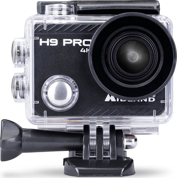 Midland H9 Pro 4K 16MP actionkamera | Mörkgrå