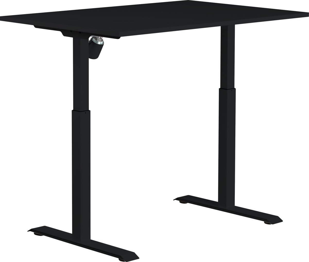 Sun-Flex I höj-/sänkbart bord, 120x80, svart/svart