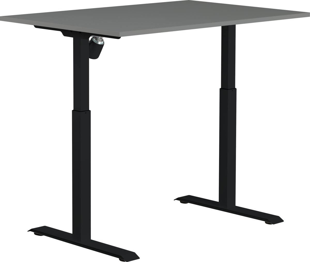 Sun-Flex I höj-/sänkbart bord, 120x80, svart/grå