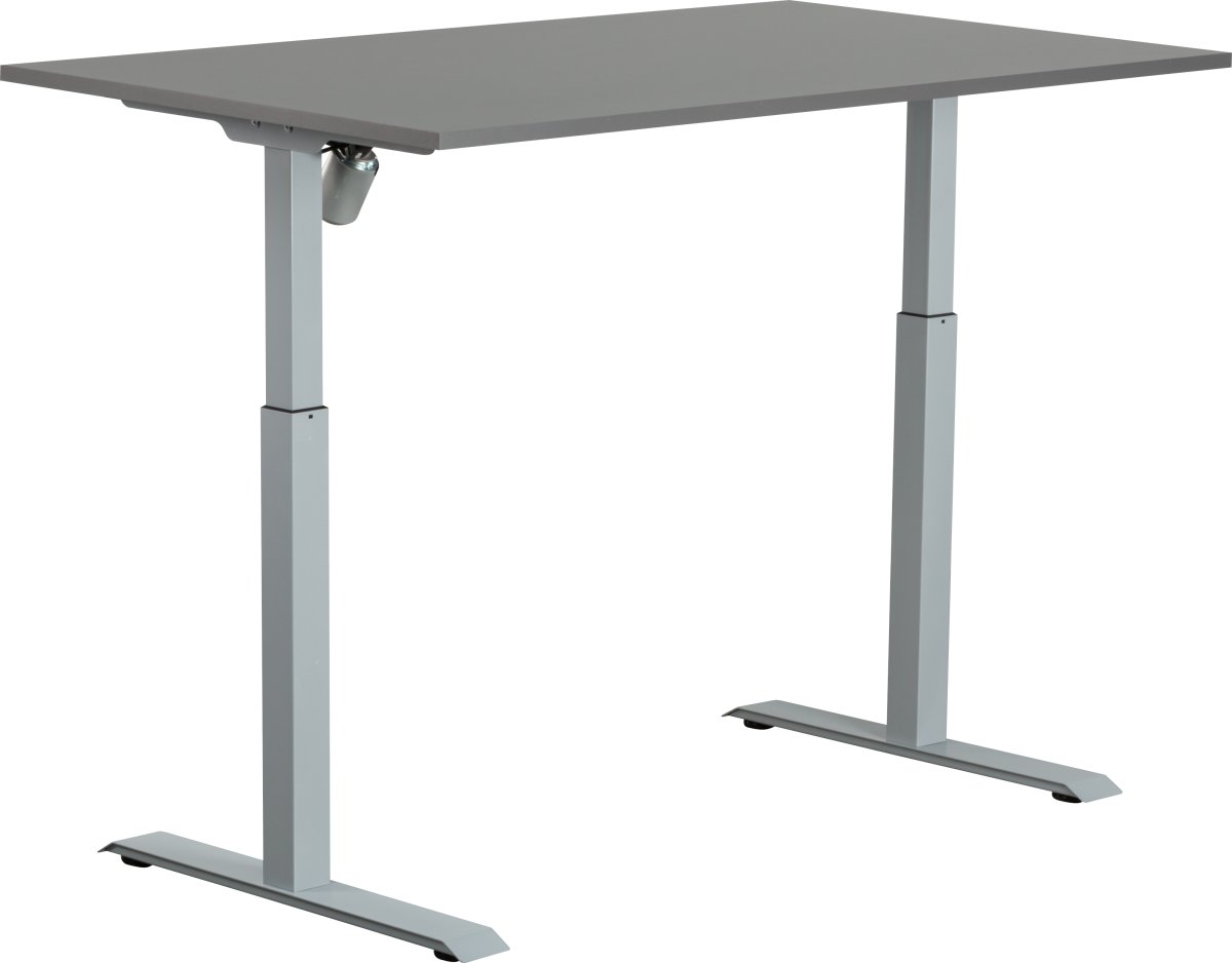 Sun-Flex I höj- och sänkbart bord, 140x80, Grå/grå