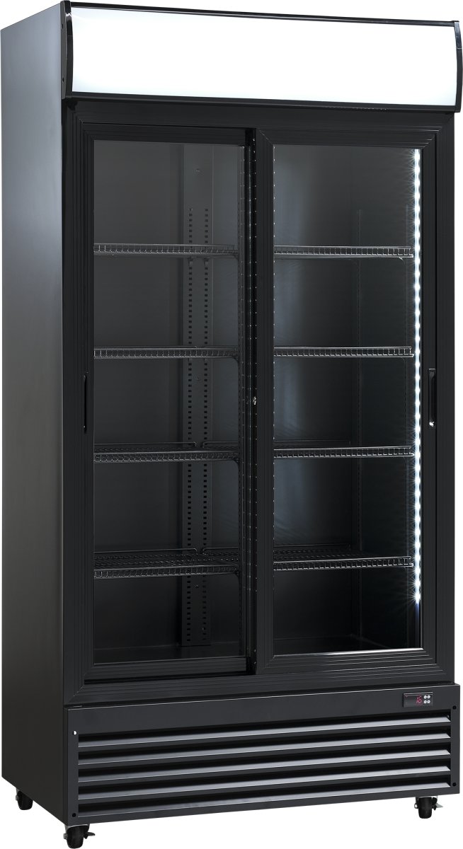 Scandomestic SD 802 BSLE Displaykylskåp, svart